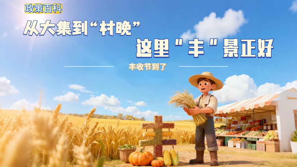 政策百科 | 豐收節(jié)到了！從大集到“村晚”，這里“豐”景正好