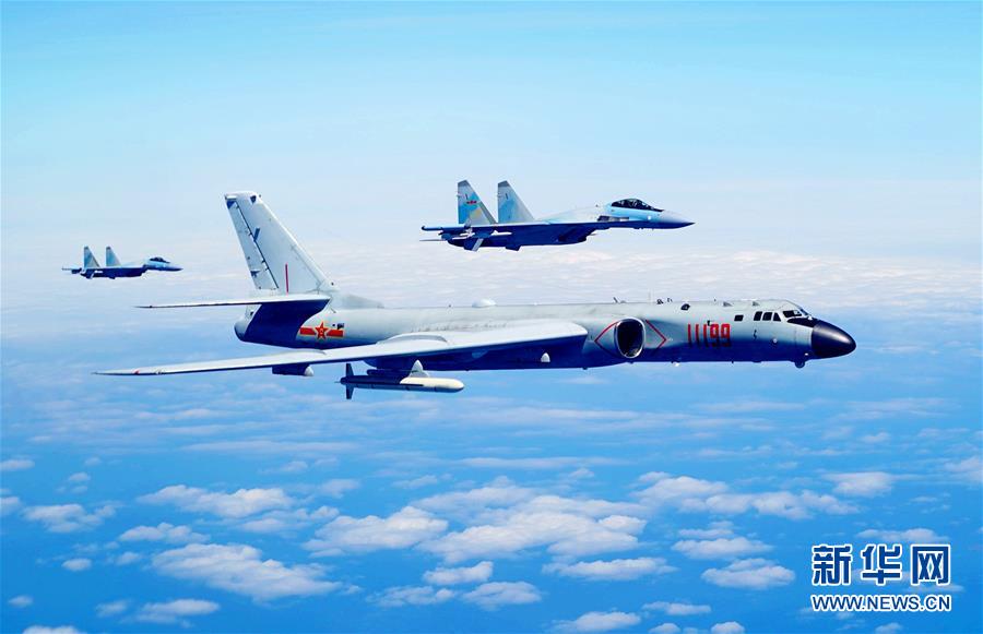 （圖文互動(dòng)）（1）空軍發(fā)布宣傳片展現(xiàn)殲-20、蘇-35、轟-6K海上新航跡