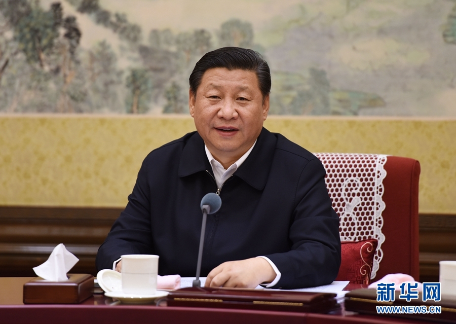 12月28日至29日，中共中央政治局召開專題民主生活會，對照檢查踐行“三嚴三實”情況，討論研究加強黨風廉政建設(shè)措施。中共中央總書記習近平主持會議并發(fā)表重要講話。新華社記者 李學仁 攝 
