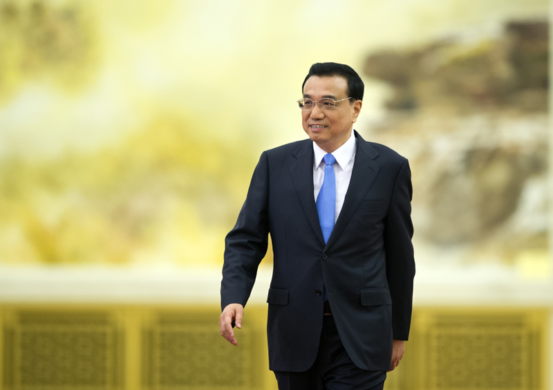 3月15日，國務(wù)院總理李克強在北京人民大會堂與中外記者見面，并回答記者提問。新華社記者 謝環(huán)馳 攝