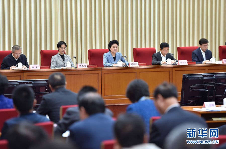 10月20日，中共中央政治局委員、國(guó)務(wù)院副總理、國(guó)務(wù)院督導(dǎo)委員會(huì)主任劉延?xùn)|在北京出席深化教育督導(dǎo)改革暨第十屆國(guó)家督學(xué)聘任工作會(huì)議并講話。新華社記者 李濤 攝
