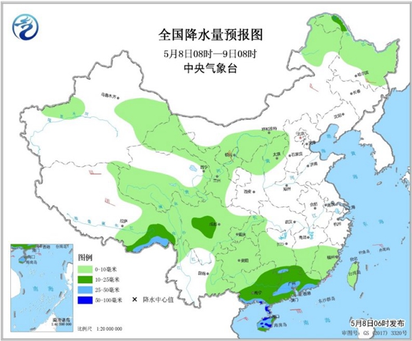 冷空氣要撤啦！今日全國降水整體弱 華南仍有強對流