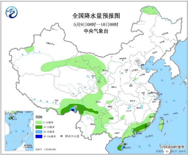 冷空氣要撤啦！今日全國降水整體弱 華南仍有強對流