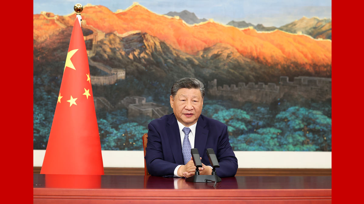 習近平在聯(lián)合國氣候變化峰會發(fā)表視頻致辭
