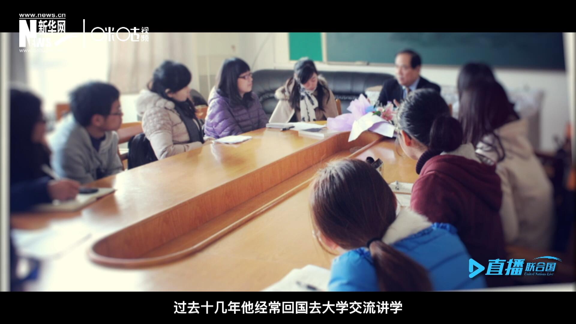 過去十幾年陳峰經(jīng)?；貒ゴ髮W(xué)交流講學(xué)，給年輕人分享他學(xué)習(xí)、工作和生活的故事。