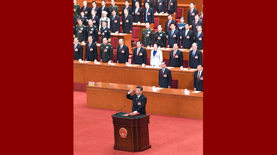 習(xí)近平當(dāng)選國家主席、中央軍委主席