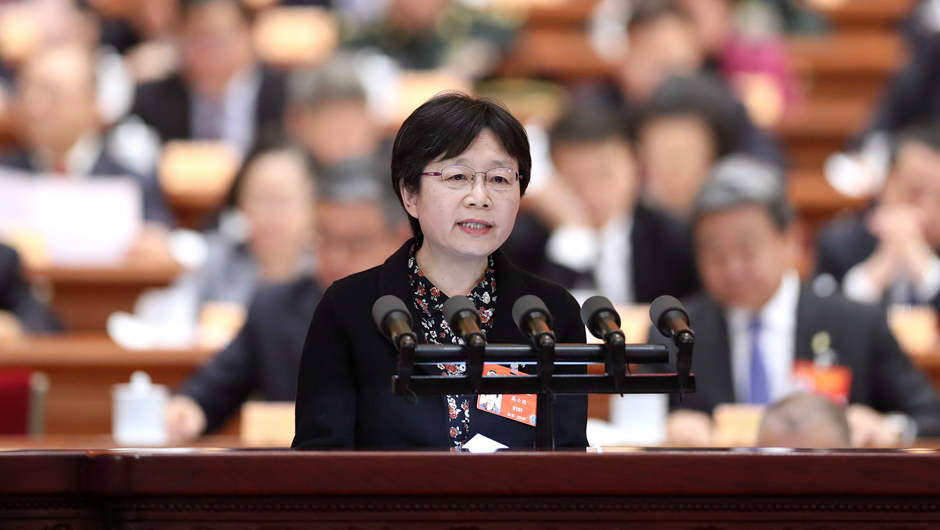 民革中央副主席、上海市委會主委，上海市人大常委會副主任 高小玫