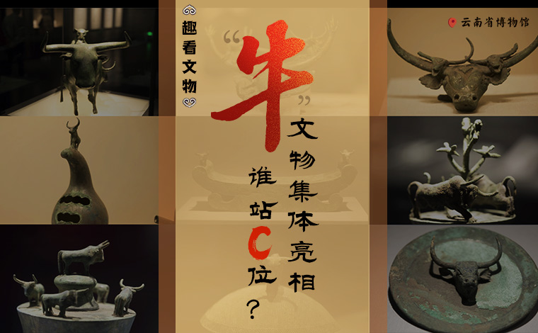 【趣看文物】“牛”文物集體亮相，誰站C位？