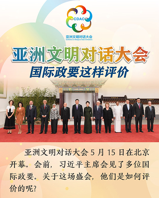 亞洲文明對話大會，國際政要這樣評價