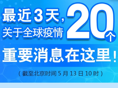 【圖解】最近3天，關(guān)于全球疫情20個重要消息在這里！